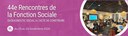 44èmes Rencontres de la Fonction Sociale 2026 à Paris du 23 au 25 novembre 2026