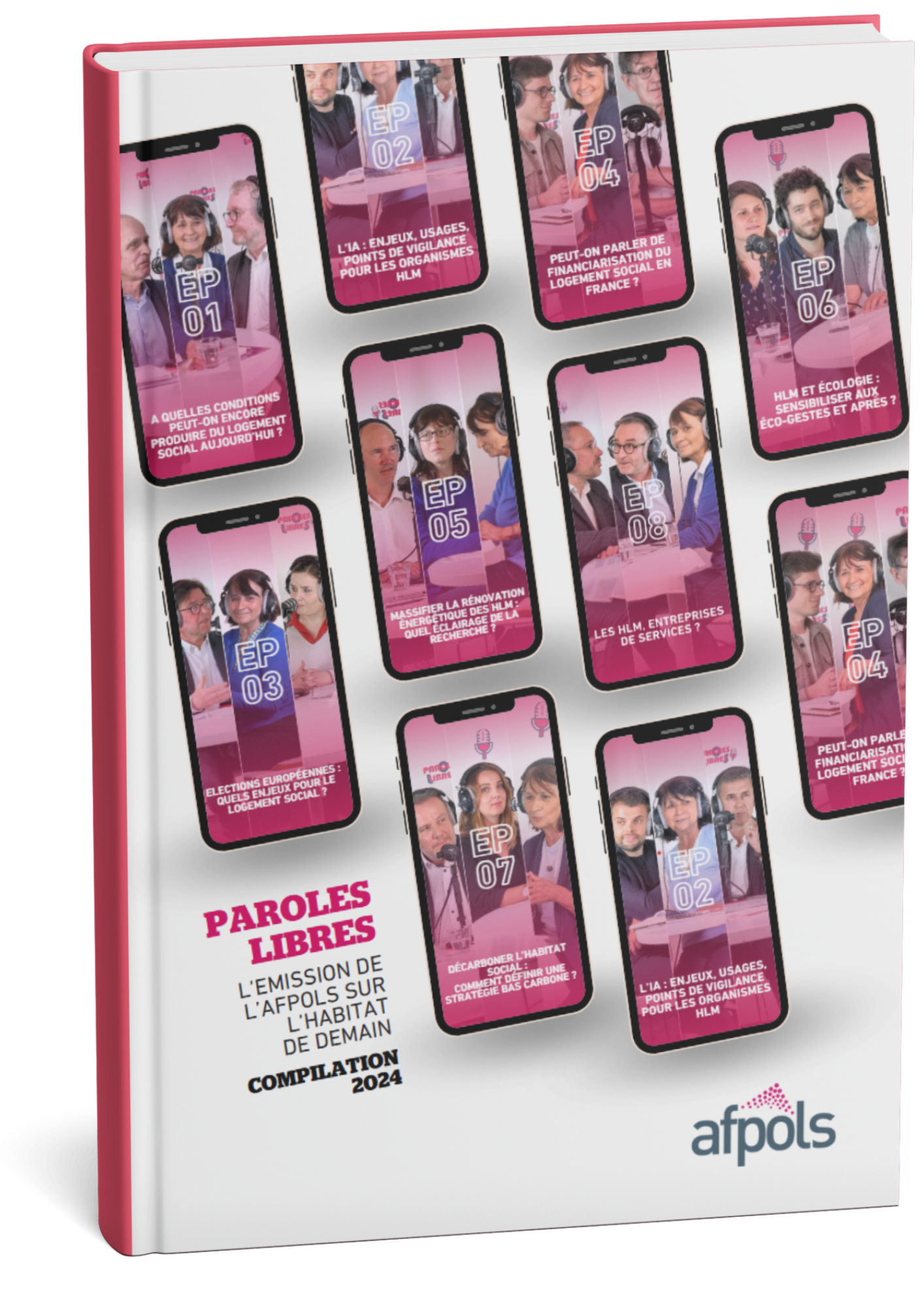 Illustration page de couverture de la Compilation des Paroles Libres de 2024