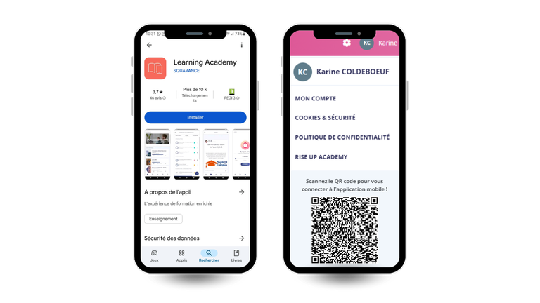 application mobile espace 47