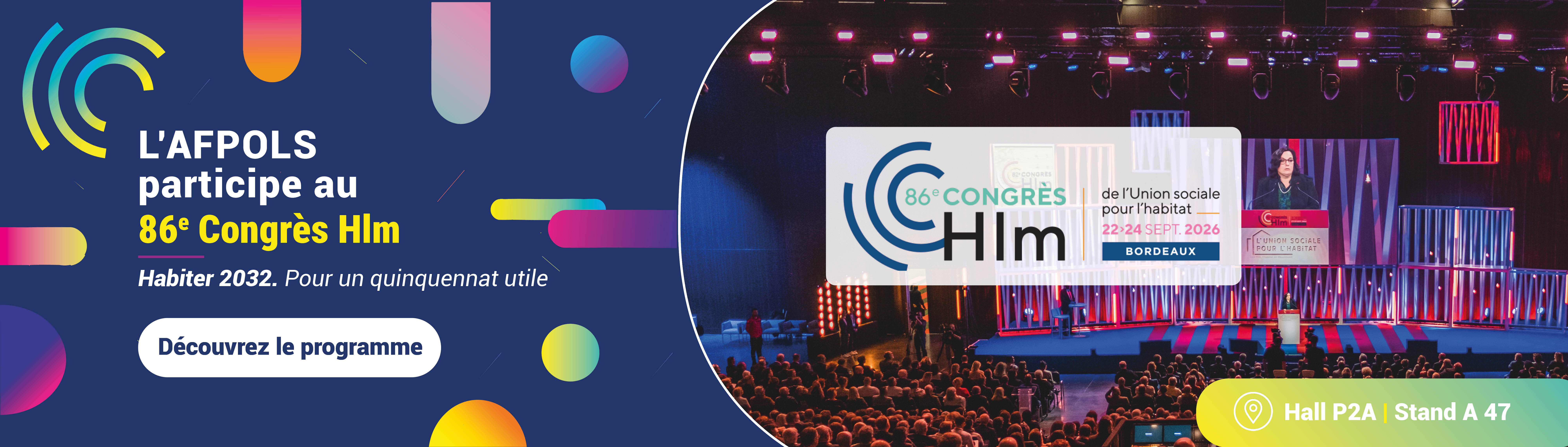 Découvrez le programme de l'Afpols sur le Congrès HLM 2026